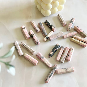 Rhodonite mini Pencil Point | Attract Love in general & Promotes inner Peace