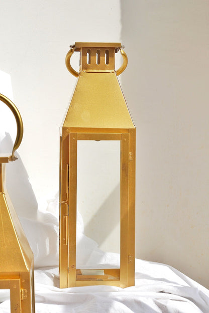 Lantern Style Vintage Candle Holder - Set of 3