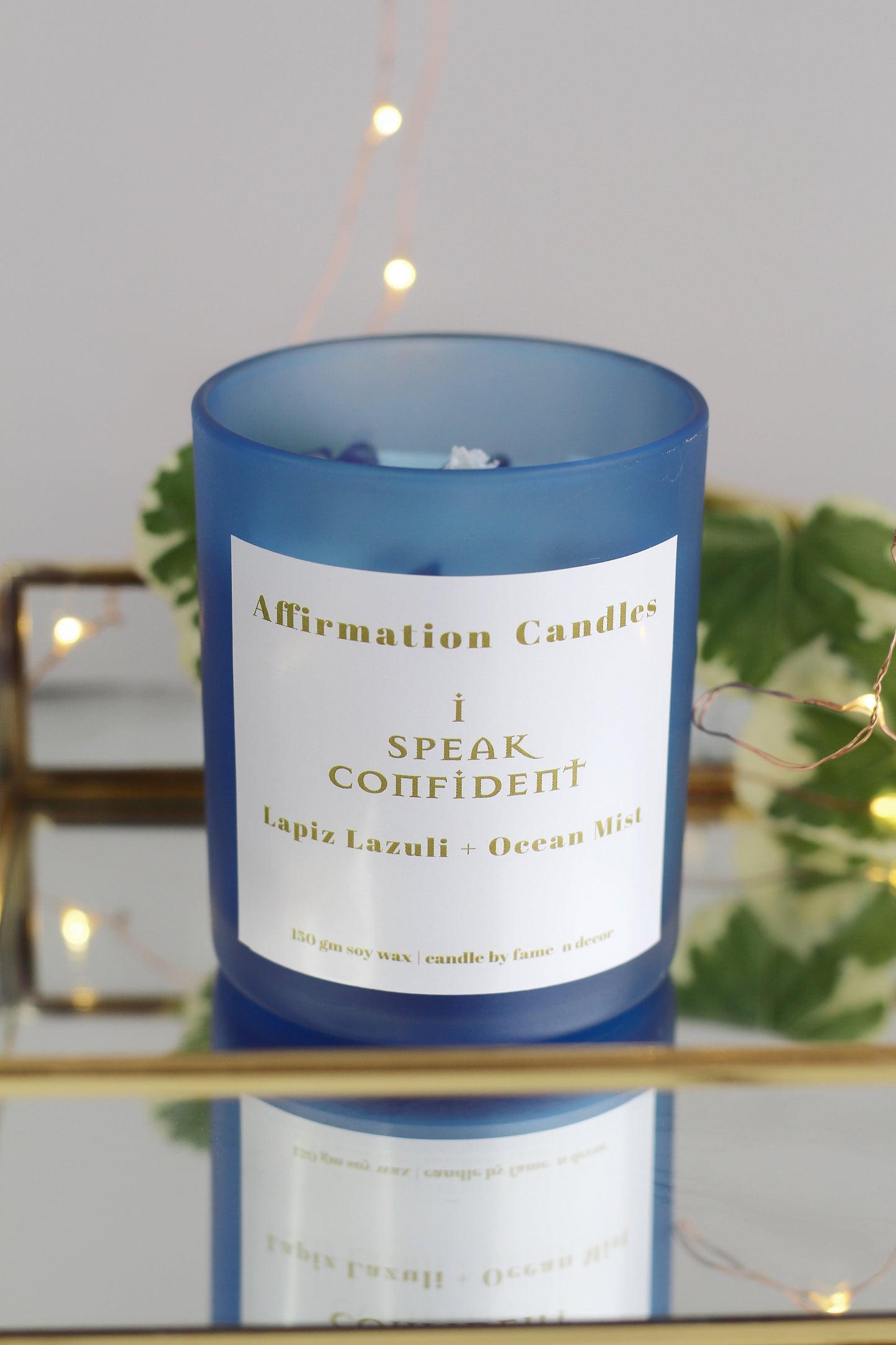 I Speak Confident Scented Soy Wax Candle