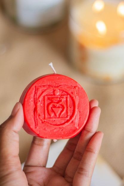 Red Root Chakra Decorative Candle Candles