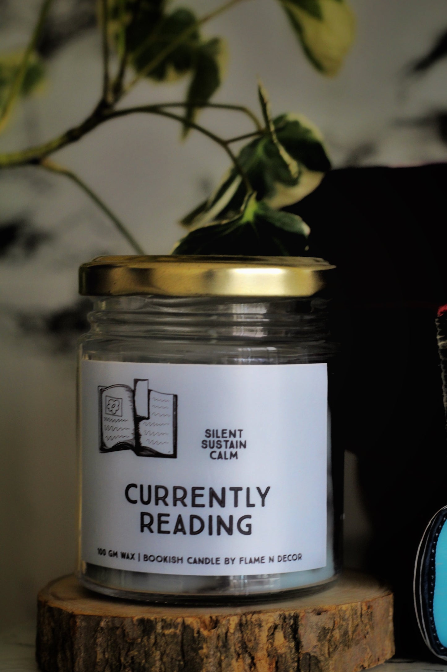 Currently Reading Scented Soy Candle | Vanilla