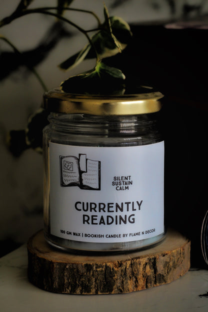 Currently Reading Scented Soy Candle | Vanilla