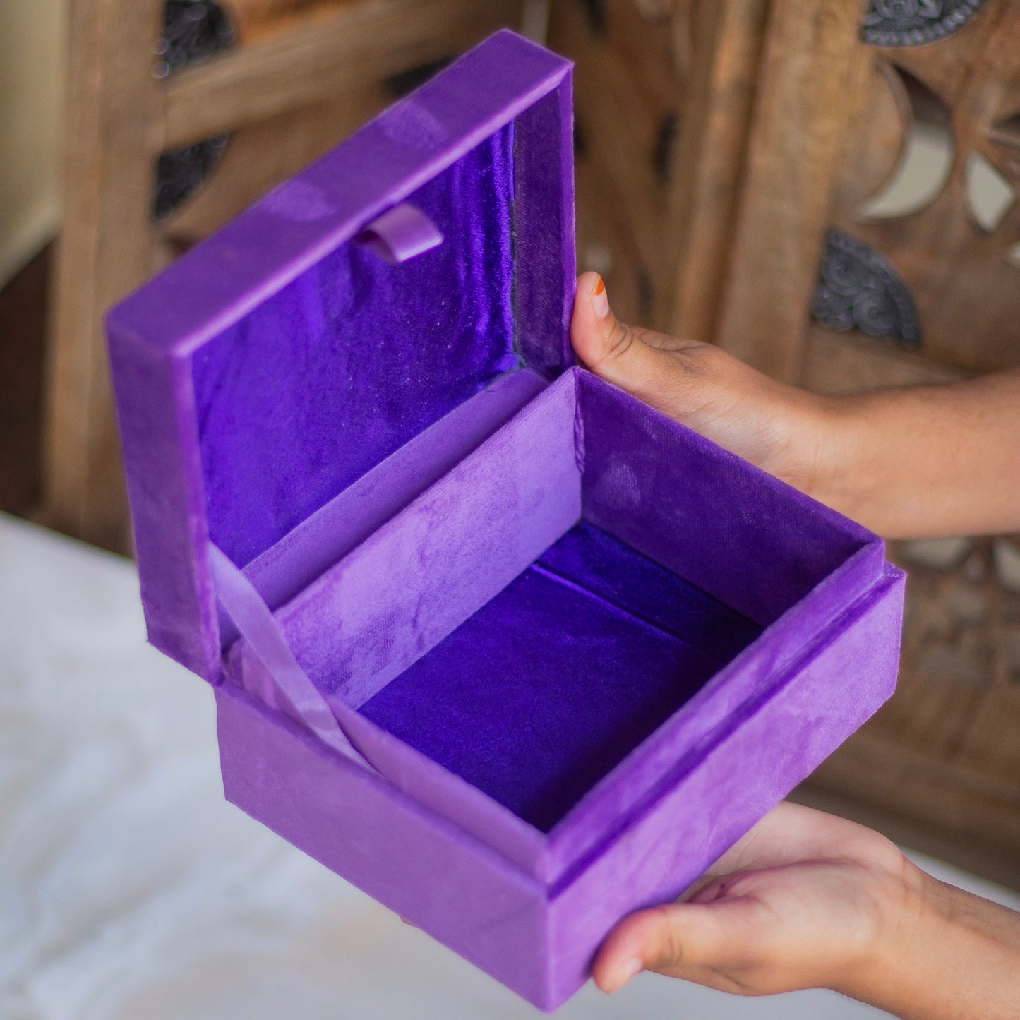 Lavender Velvet Box | Small Size