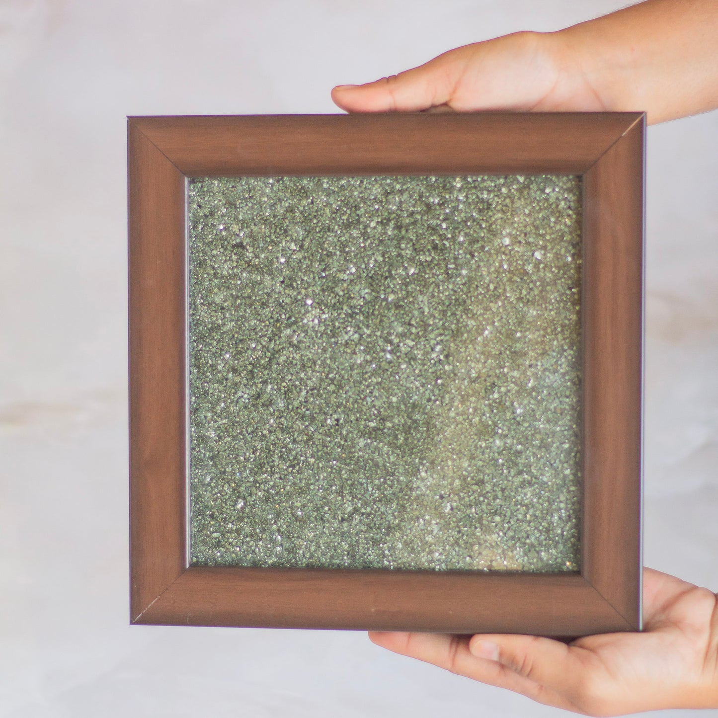Pyrite Dust Frame | Prosperity & Financial Abundance