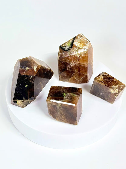 Dark Honey / Amber Calcite Free Form