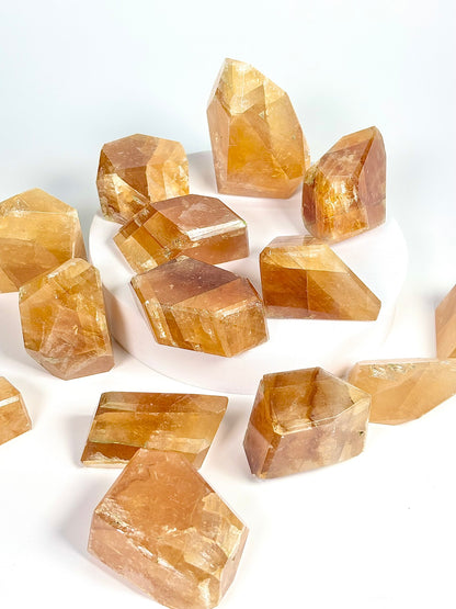 Honey Calcite Free Form