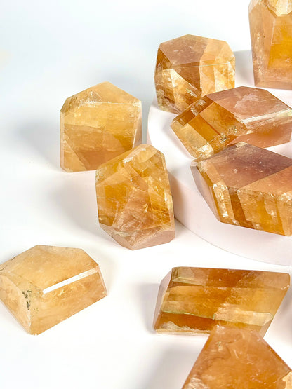 Honey Calcite Free Form
