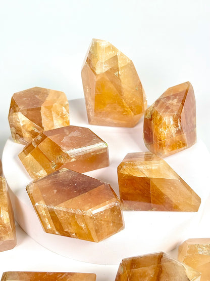 Honey Calcite Free Form