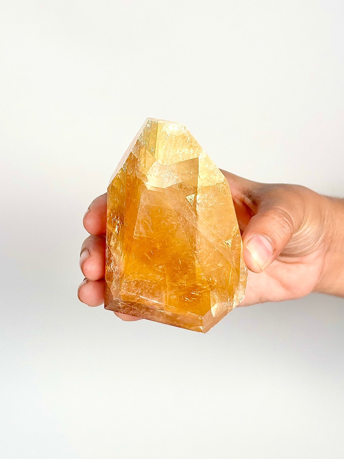 Honey Calcite Free Form