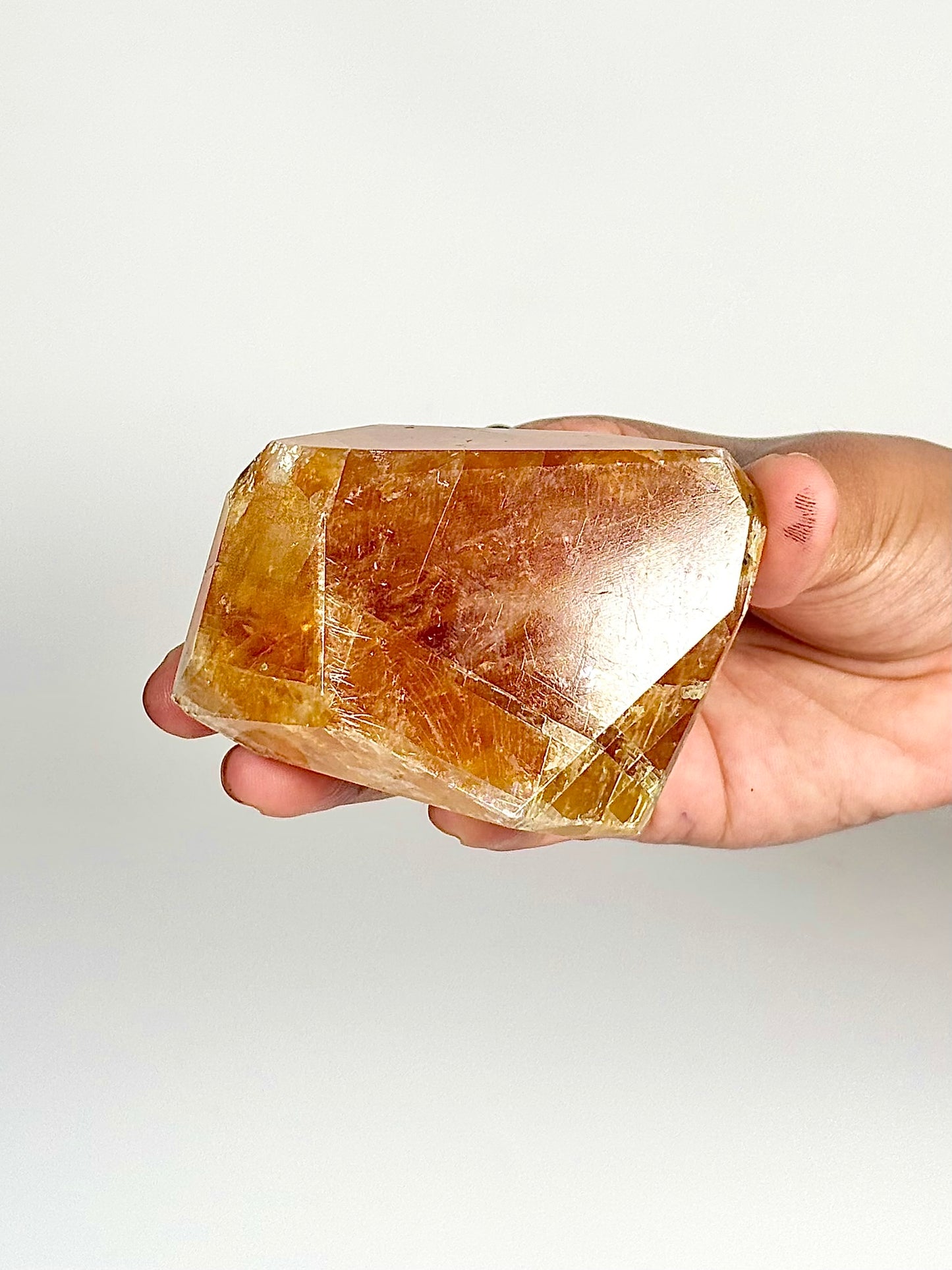 Honey Calcite Free Form