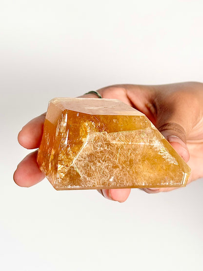 Honey Calcite Free Form