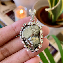 Load image into Gallery viewer, Raw Pyrite Cluster (Peruvian) Pendant