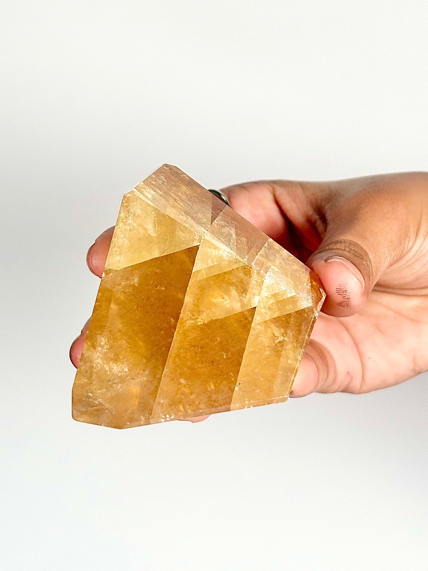 Honey Calcite Free Form