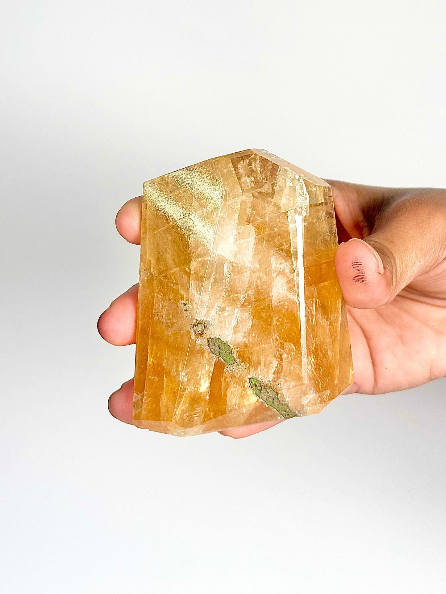 Honey Calcite Free Form
