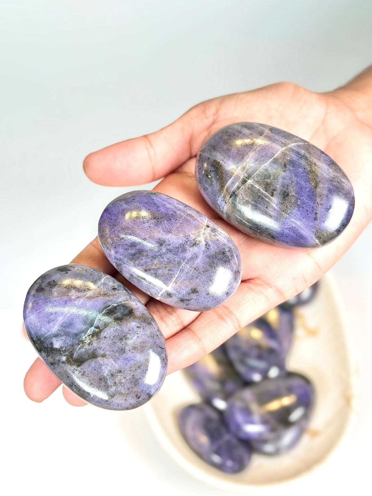 Natural Spurrite Palm Stone