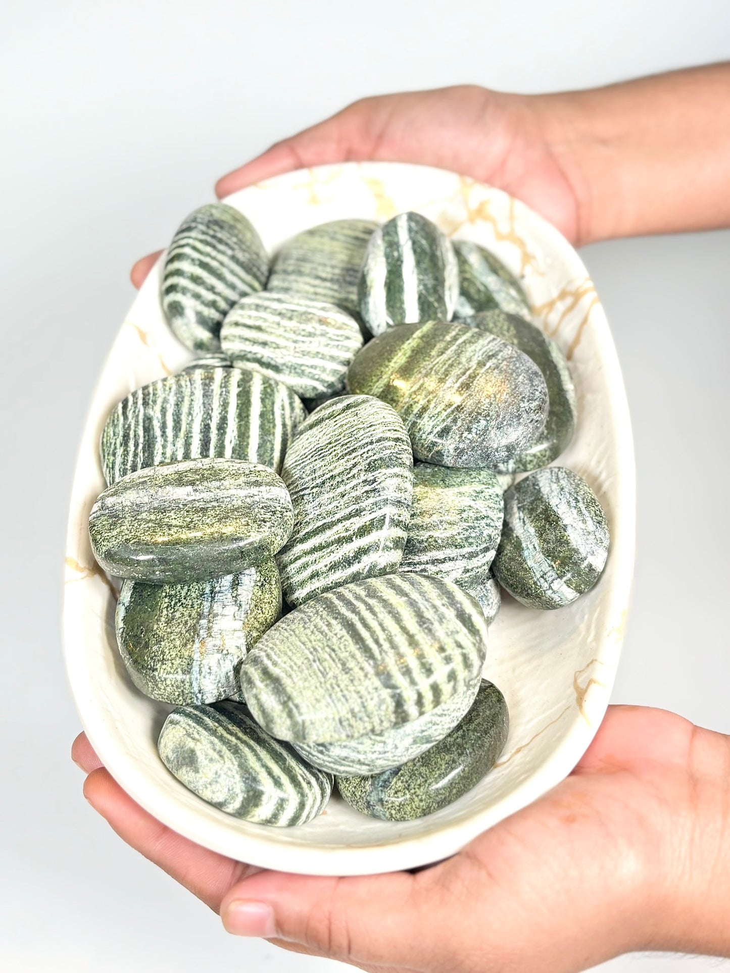 Green Zebra Palm Stone