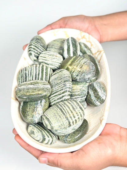 Green Zebra Palm Stone
