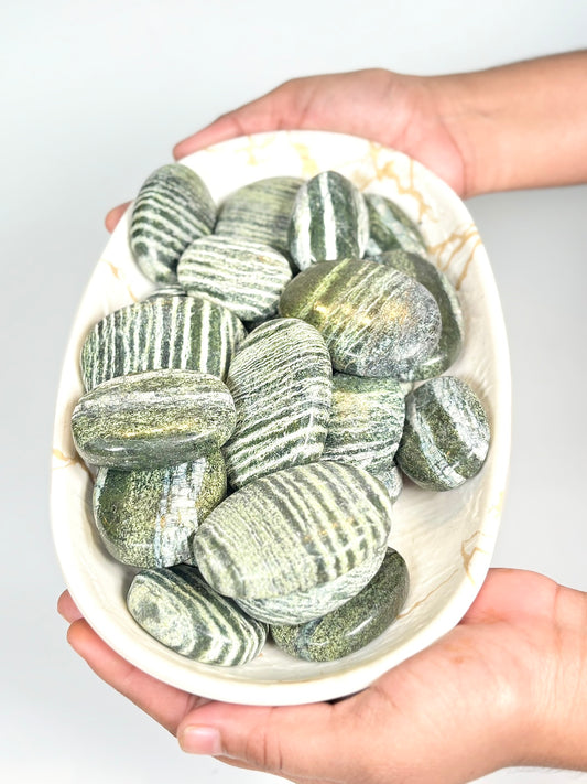 Green Zebra Palm Stone