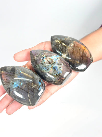 Natural Labradorite Flame - Pink, Purple & Blue Flash