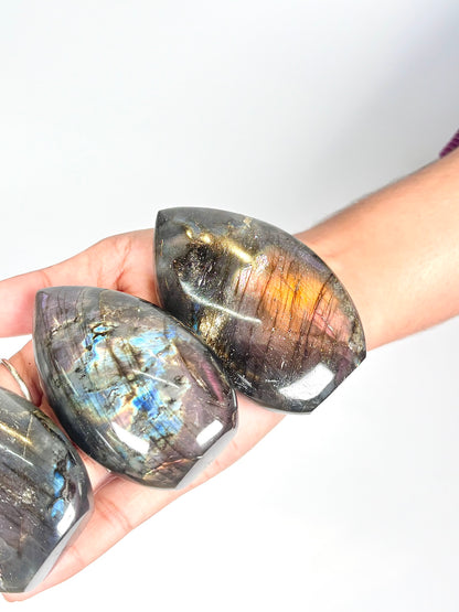 Natural Labradorite Flame - Pink, Purple & Blue Flash