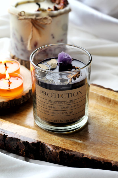 Protection Intention Candle | Available In Soy & Bees Wax