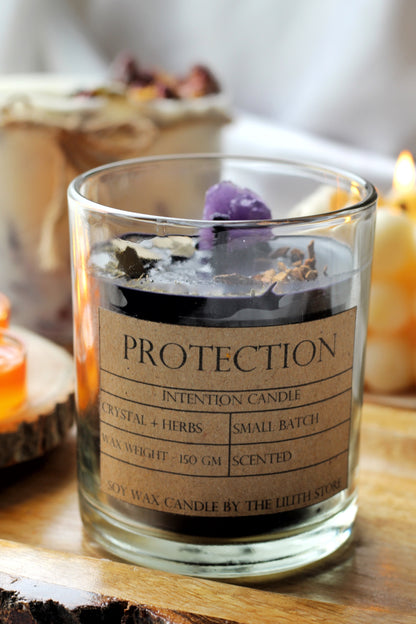 Protection Intention Candle | Available In Soy & Bees Wax