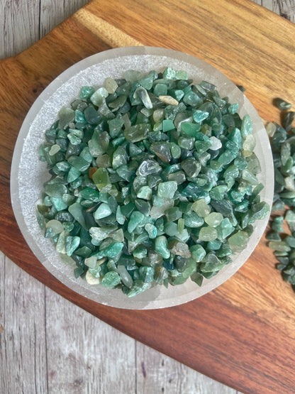 Green Aventurine Chips - 50 Gm Crystal & Stones