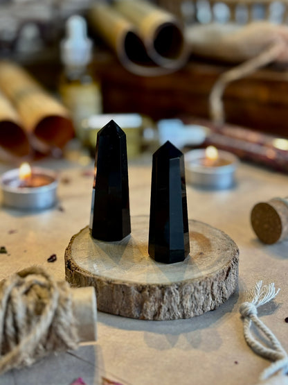 Mini Black Obsidian Tower