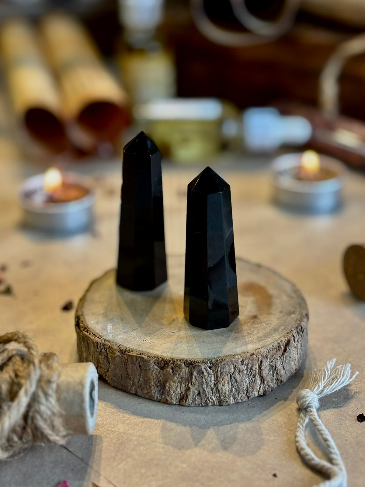 Mini Black Obsidian Tower