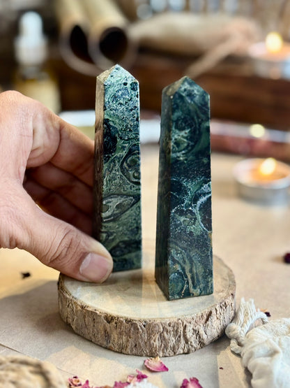 Mini Kambaba Jasper Tower