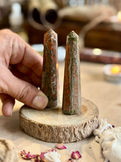 Mini Unakite Tower