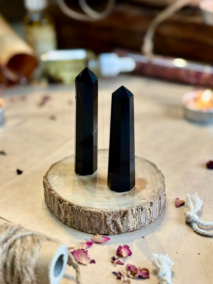 Mini Black Obsidian Tower