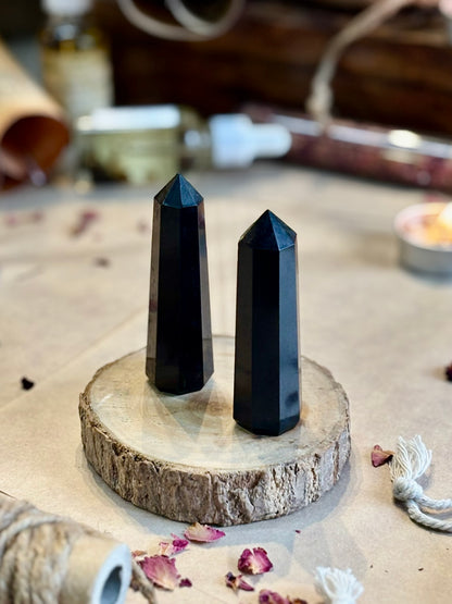 Mini Black Obsidian Tower