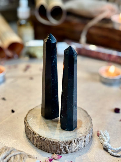 Mini Black Tourmaline Tower