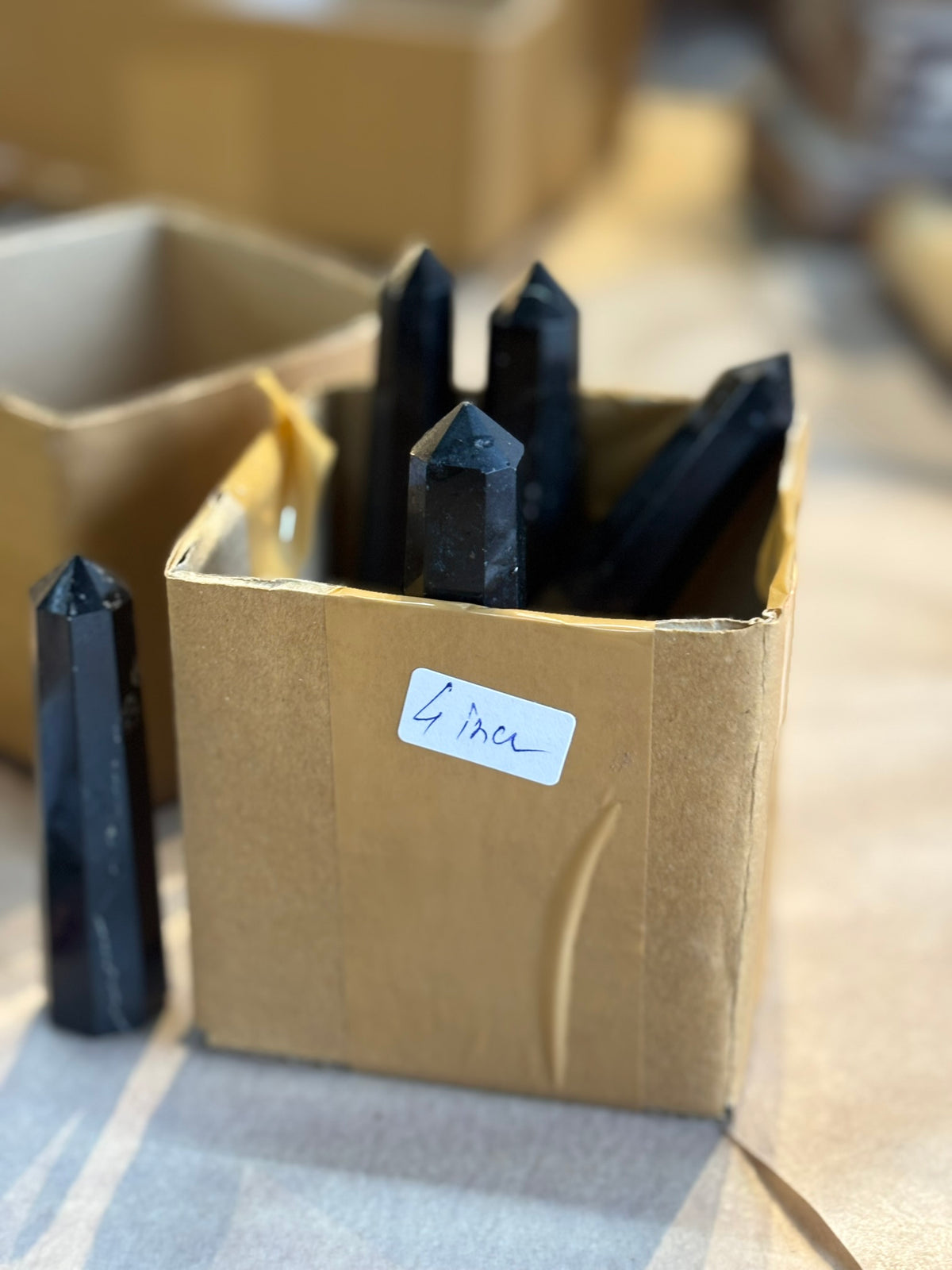 Mini Black Tourmaline Tower