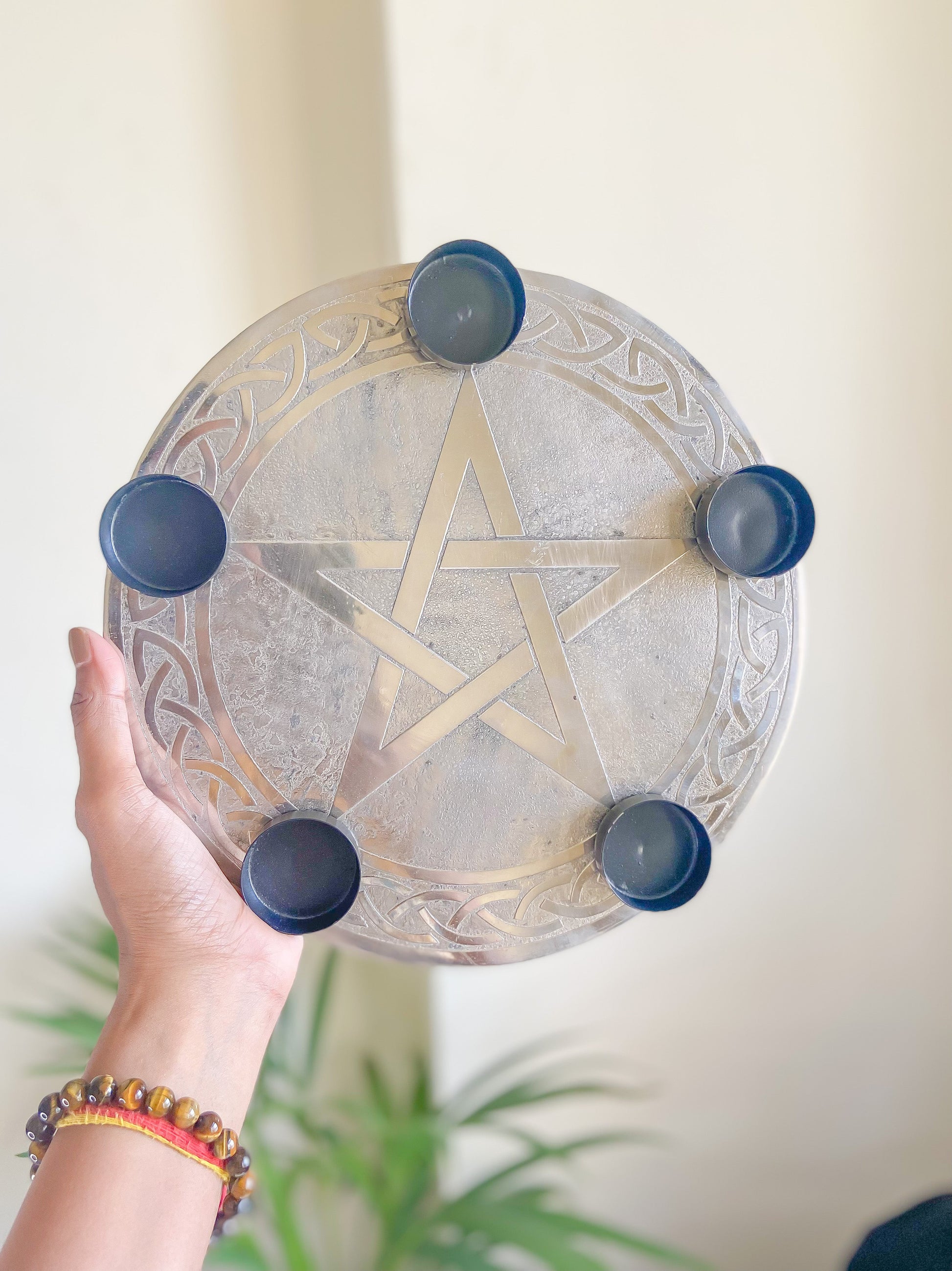 Candle Holder Metal Plate Altarware | Altar