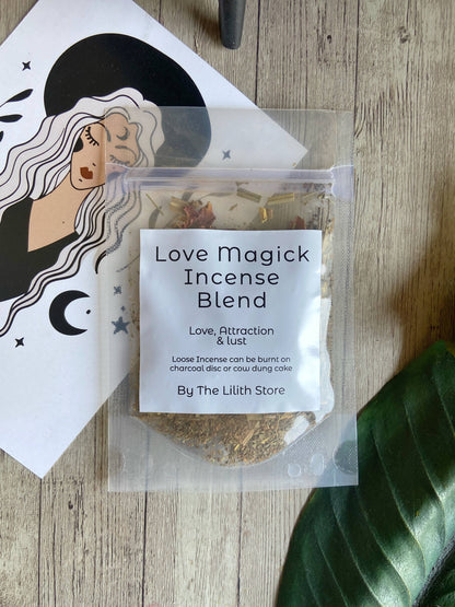 Love Magick Incense Blend & Resin