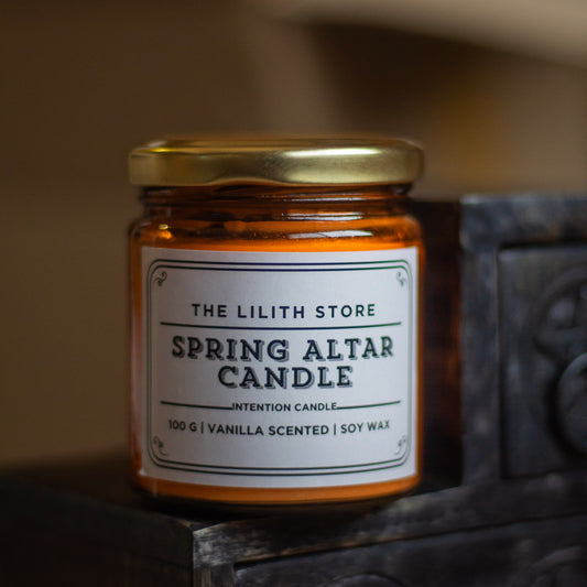 Spring Altar Candle | Ritual Candle
