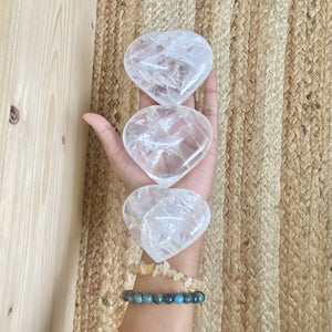 Clear Quartz XL Heart | | Master Healing Crystal
