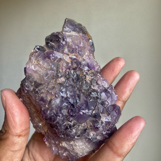 Amethyst Raw Stone - 200 Gm | Helps activating Third Eye & Psychic abilities