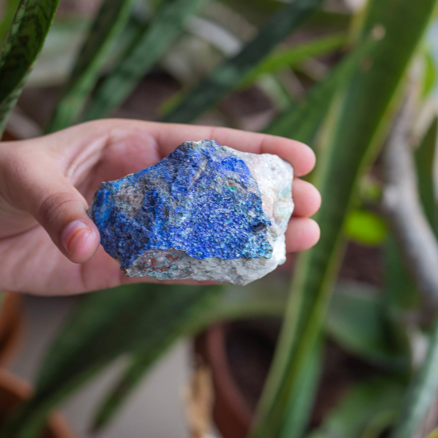 Azurite Mineral- 213 Gm | Promotes Intution & Creativity