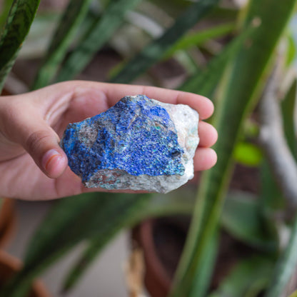 Azurite Mineral- 213 Gm | Promotes Intution & Creativity