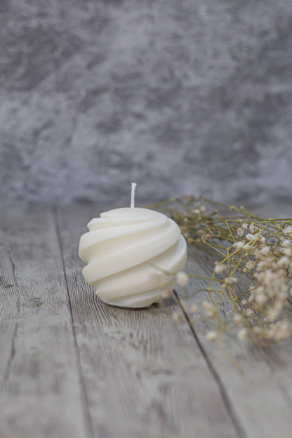 Irregular Sphere Decorative Candle | Pack Of 3