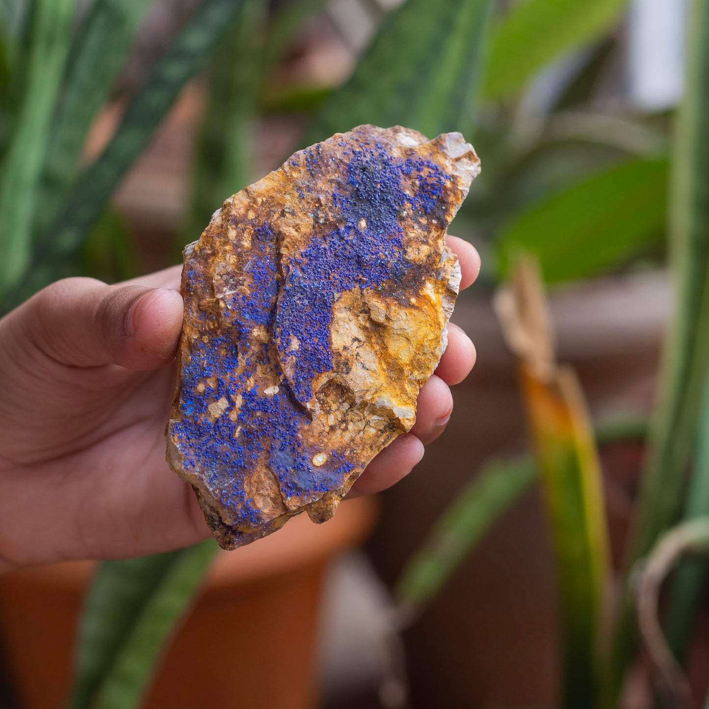 Azurite Mineral- 156 Gm | Promotes Intution & Creativity