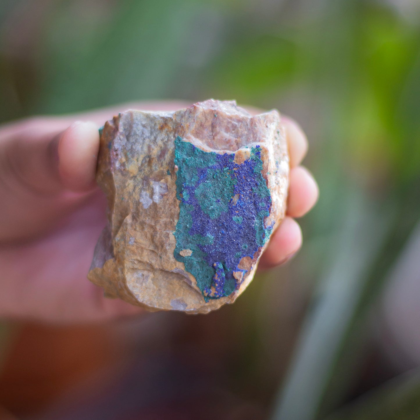 Azurite with Malachite Mineral- 107 Gm | Promotes Intution & Creativity