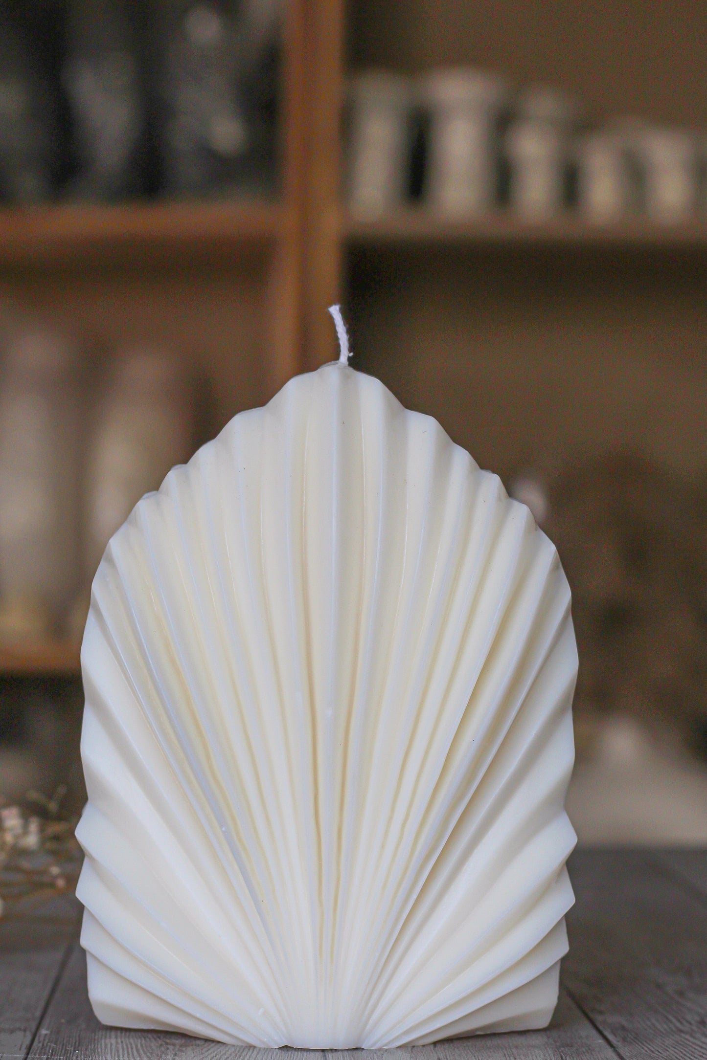 Palm leaf Shape Candle Large