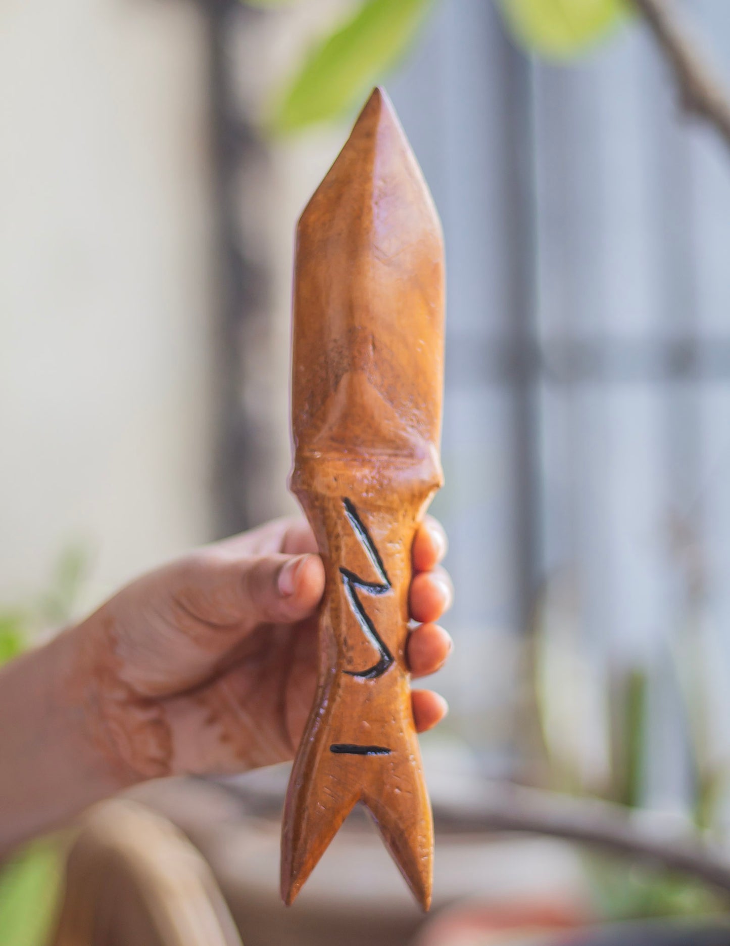 Melia azadirachta wooden Athame - Handmade