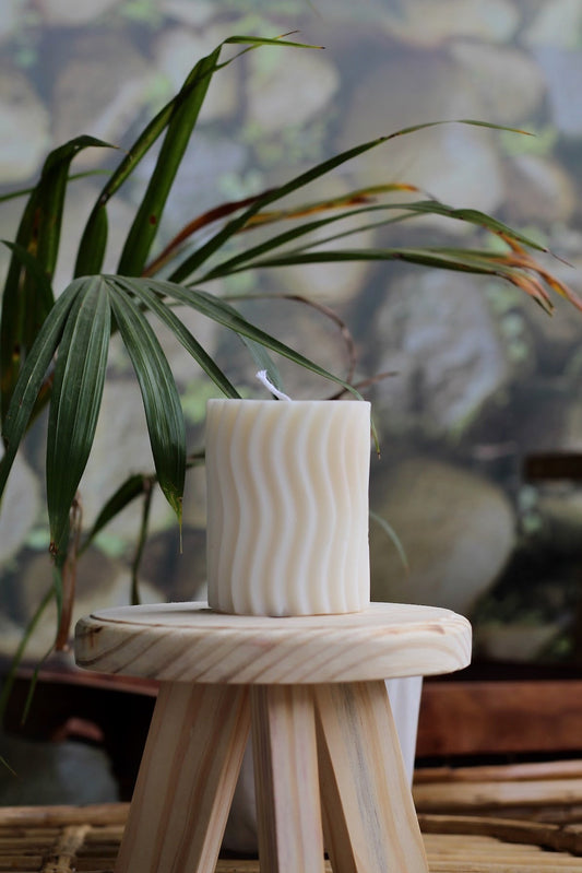 Irregula Pillar Soy Candle Set Of 3