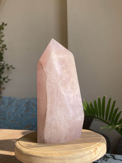 Rose Quartz Point Free Form - 1160 Gm Crystal & Stones