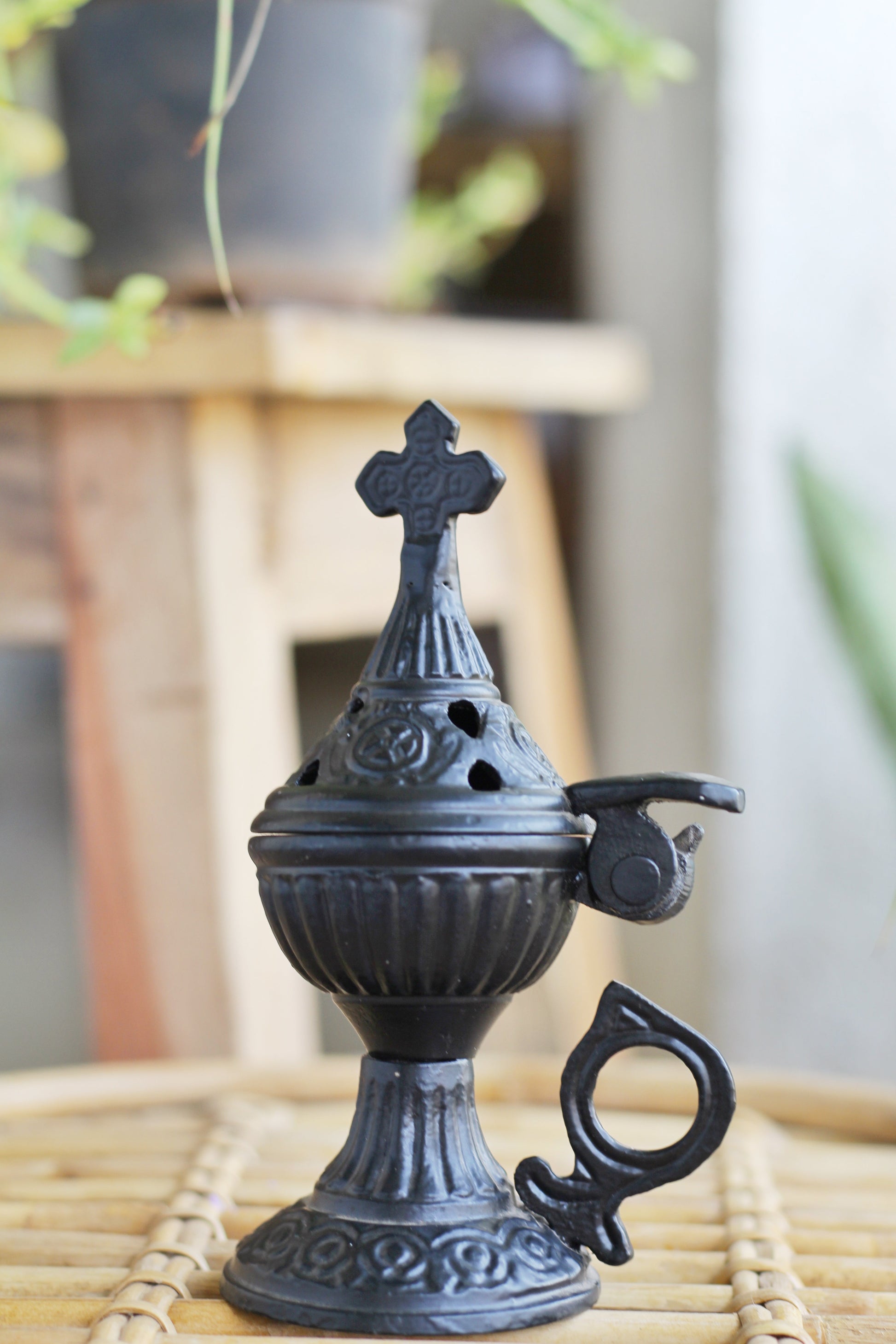 Black Incense Burner Altarware | Altar